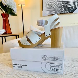 New in box, Leather Platforms.  From Nordstrom- Size 6.5